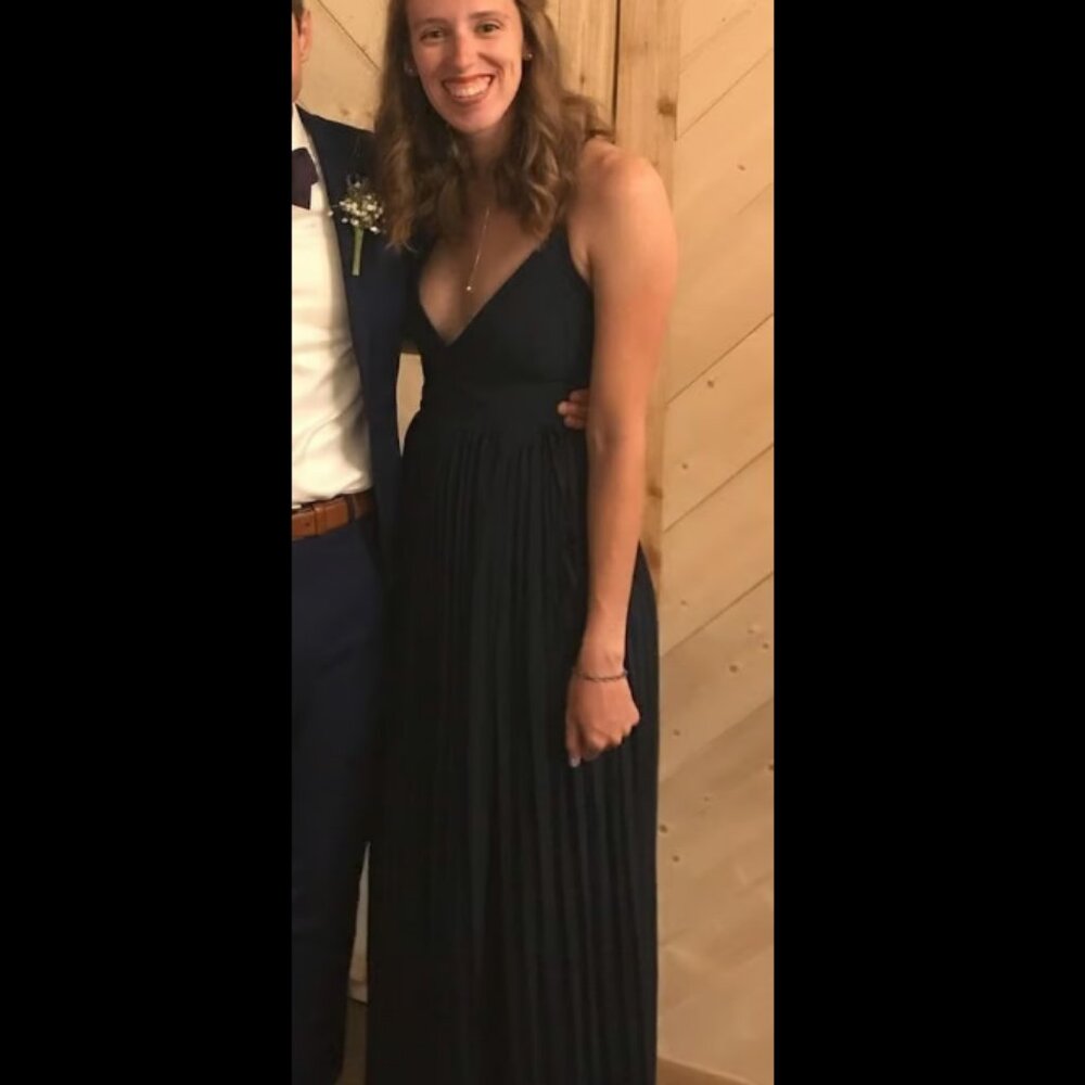 Navy Blue Bridesmaid Dress